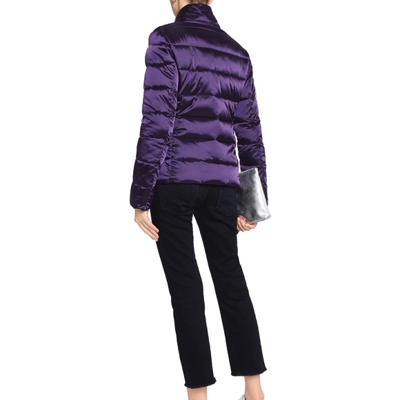 COPY - COPY - $395 Moschino Love Moschino purple puffer size 8 - Picture 2 of 10
